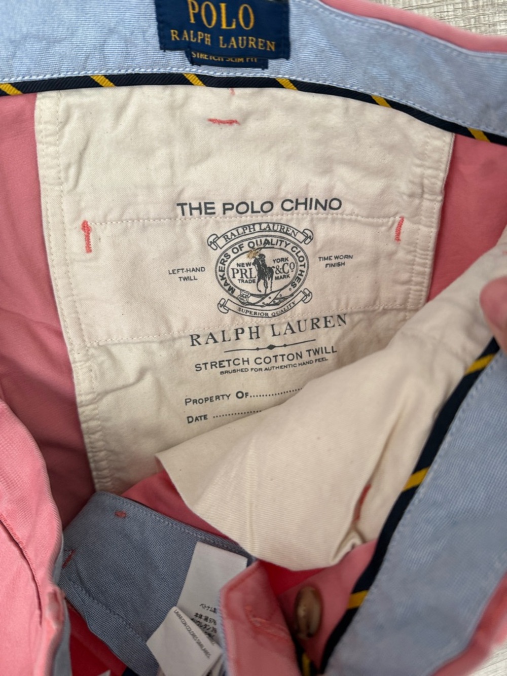 Polo by Ralph Lauren Coral Pink Straight Chinos - Picture 5 of 6